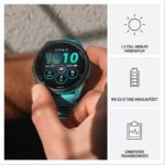 Garmin Forerunner 265 46mm GPS-Laufuhr AMOLED Touchdisplay Sportuhr Fitnessuhr mit Pulsmesser Schwarz Herren Damen – Bild 3