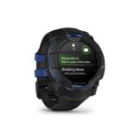 Garmin Instinct 3 50mm AMOLED GPS-Smartwatch Outdoor Multisport Pulsuhr LED-Taschenlampe 24 Tage Akku Schwarz-Blau – Bild 3