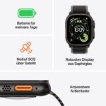 Apple Watch Ultra 3 GPS + Cellular 49mm Premium Smartwatch Titan Schwarz Lauftraining Sport Satellitenkommunikation – Bild 2
