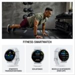 Garmin Venu 3 45mm AMOLED GPS-Fitness-Smartwatch mit Telefonfunktion Sprachassistenz Fitnesstracker Schwarz Schiefergrau – Bild 2