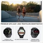 Garmin Forerunner 970 47mm AMOLED GPS-Lauf-Triathlon-Smartwatch Titan LED-Taschenlampe Pulsuhr Carbongrau Schwarz – Bild 3