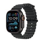 Apple Watch Ultra 2 GPS + Cellular 49mm Titan Schwarz Ocean Band Smartwatch Always-On Generalüberholt Refurbished EKG