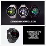 Garmin Forerunner 970 47mm AMOLED GPS-Lauf-Triathlon-Smartwatch Titan LED-Taschenlampe Pulsuhr Carbongrau Schwarz – Bild 9