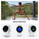 Garmin Venu 3S 41mm AMOLED GPS-Fitness-Smartwatch Telefonfunktion Sprachassistenz Fitnesstracker Kieselgrau Schiefergrau – Bild 4