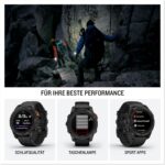 Garmin Fenix 7S Pro Solar 42mm GPS-Multisport-Smartwatch Solarladung Pulsuhr Graphit Generalüberholt Refurbished – Bild 4