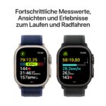 Apple Watch Ultra 2 GPS + Cellular 49mm Titan Schwarz Ocean Band Smartwatch Always-On Generalüberholt Refurbished EKG – Bild 4